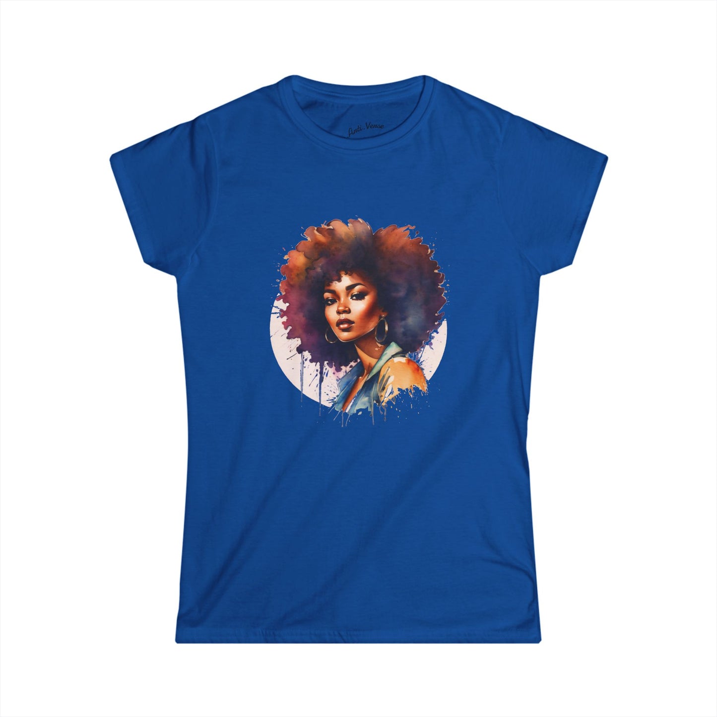 Beautiful Womens Tee Retro 70s Afro Shirt Everyday Tee