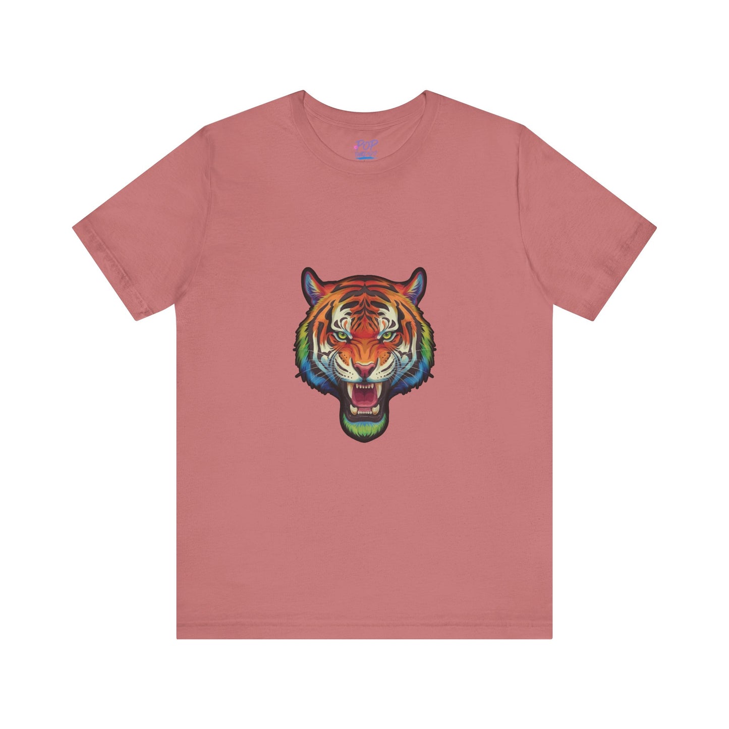 Colorful Rainbow Tiger Tee