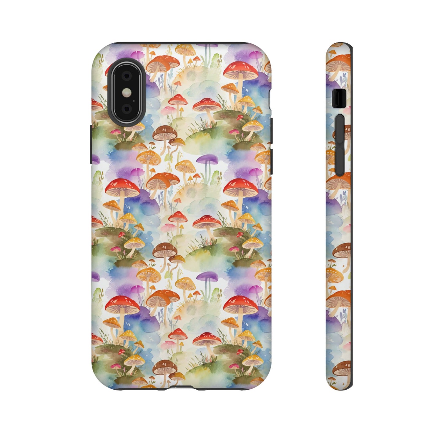 Mushroom Phone Case | Shroom Phone Cover | Hippie Themed Phone Case | Cute mushroom Pattern | Tough Case