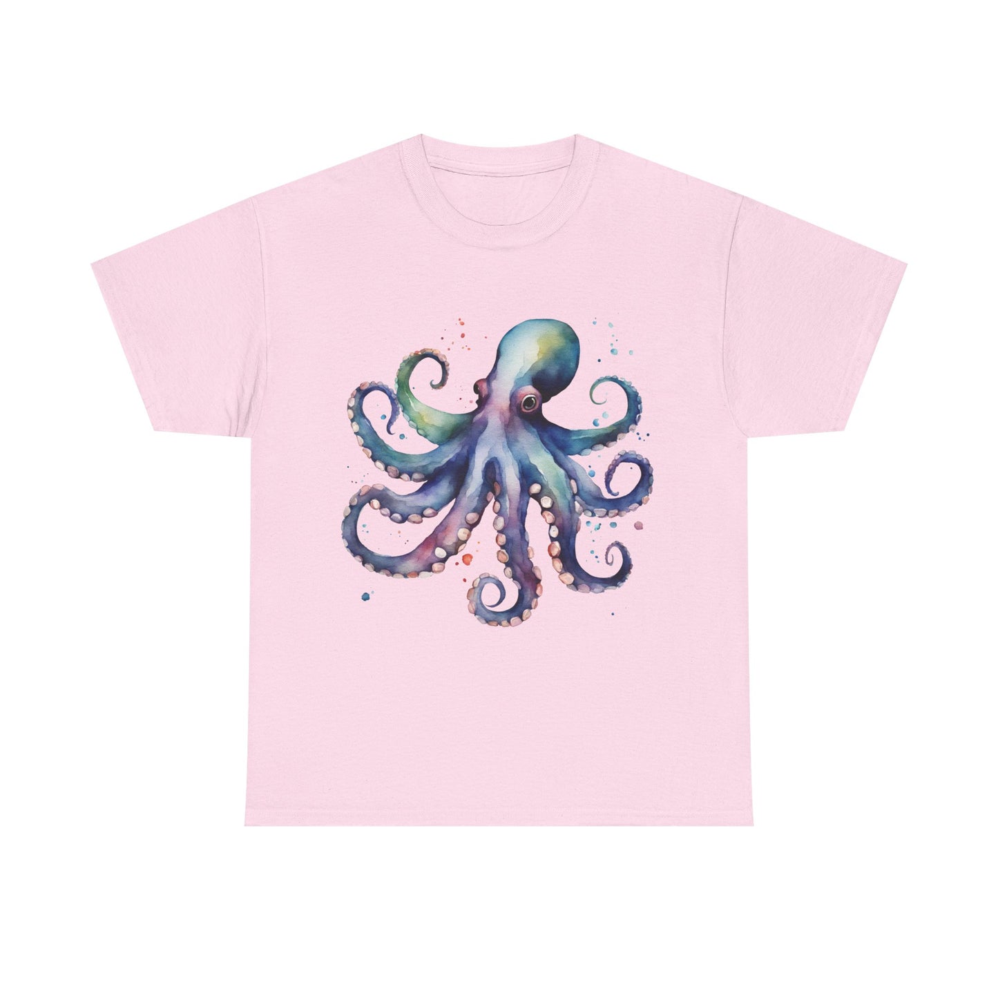 Deep Sea Octopus Graphic Tee Unisex Heavy Cotton Crew Neck