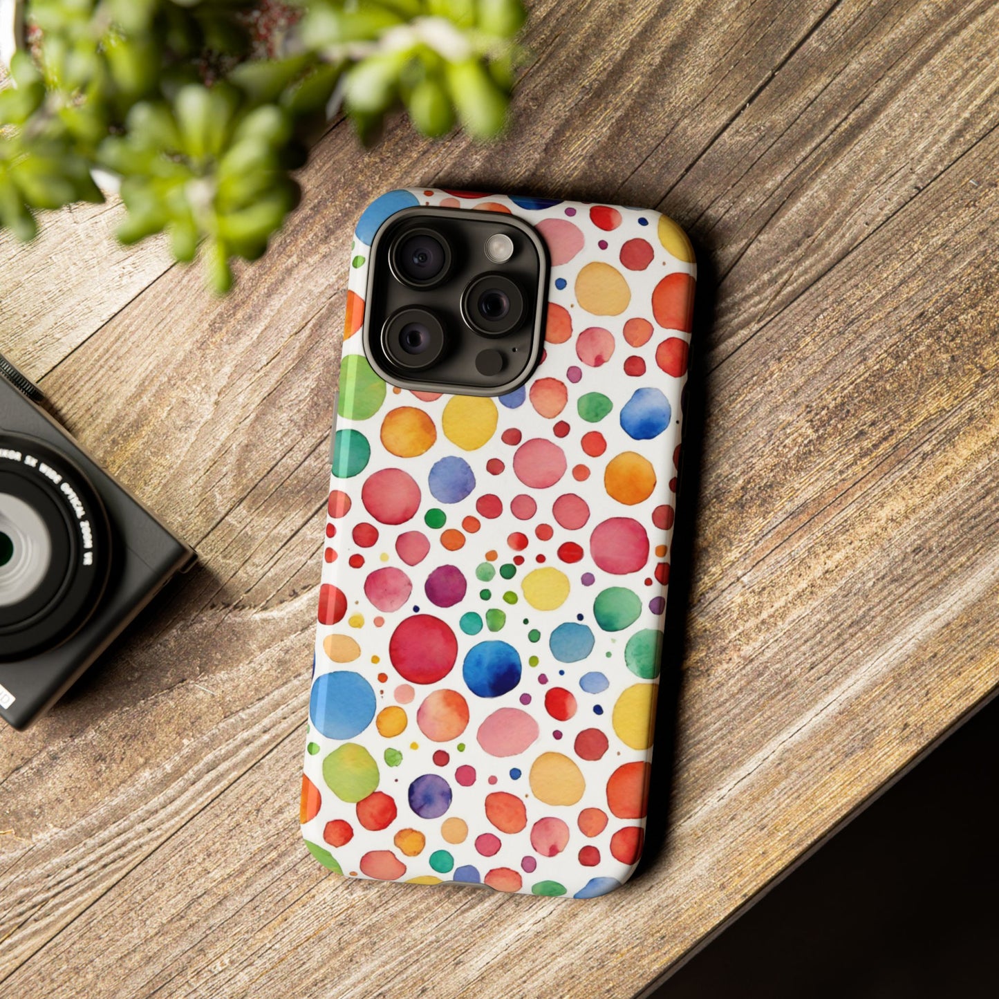 Polka dot drop | Tough Cases | Phone Case | IPhone | Samsung | Protective Phone Case | Phone Protector | Cute Phone Cover