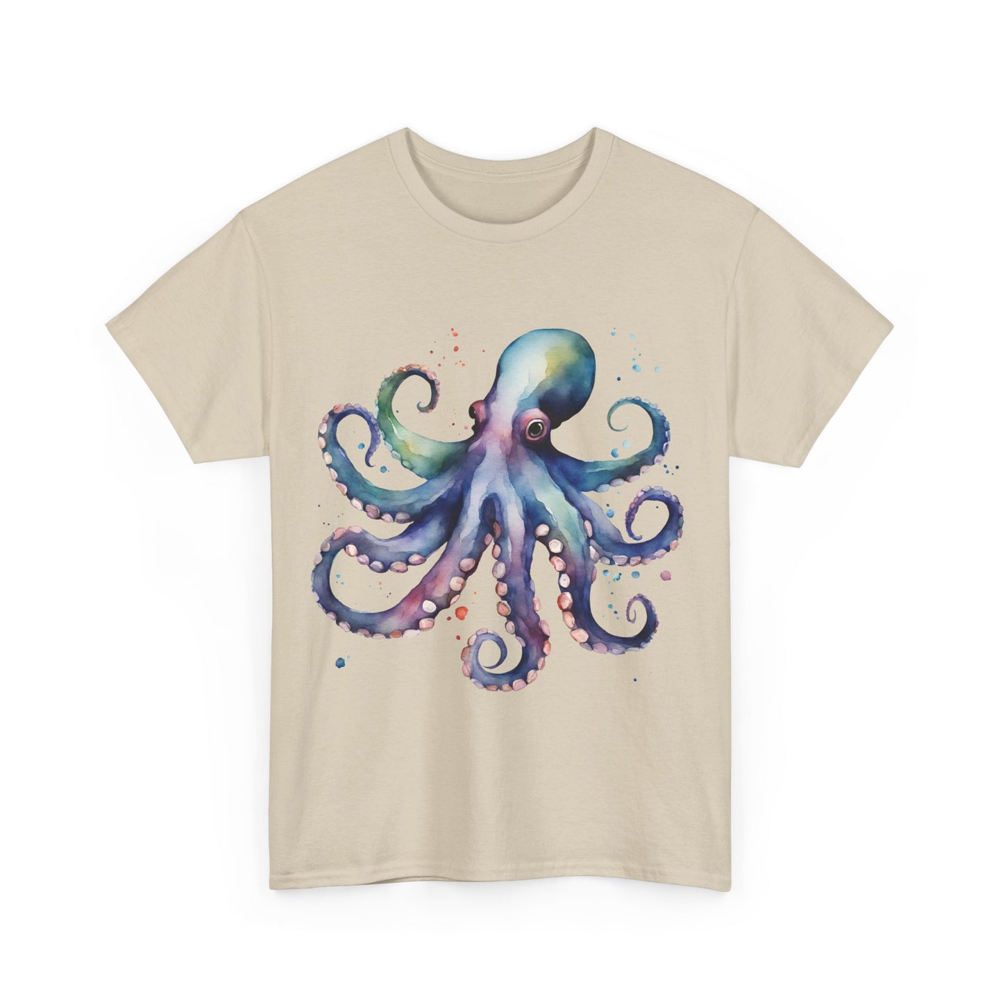 Deep Sea Octopus Graphic Tee Unisex Heavy Cotton Crew Neck