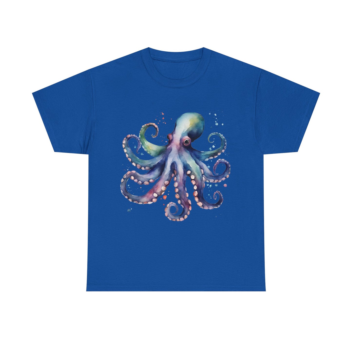 Deep Sea Octopus Graphic Tee Unisex Heavy Cotton Crew Neck