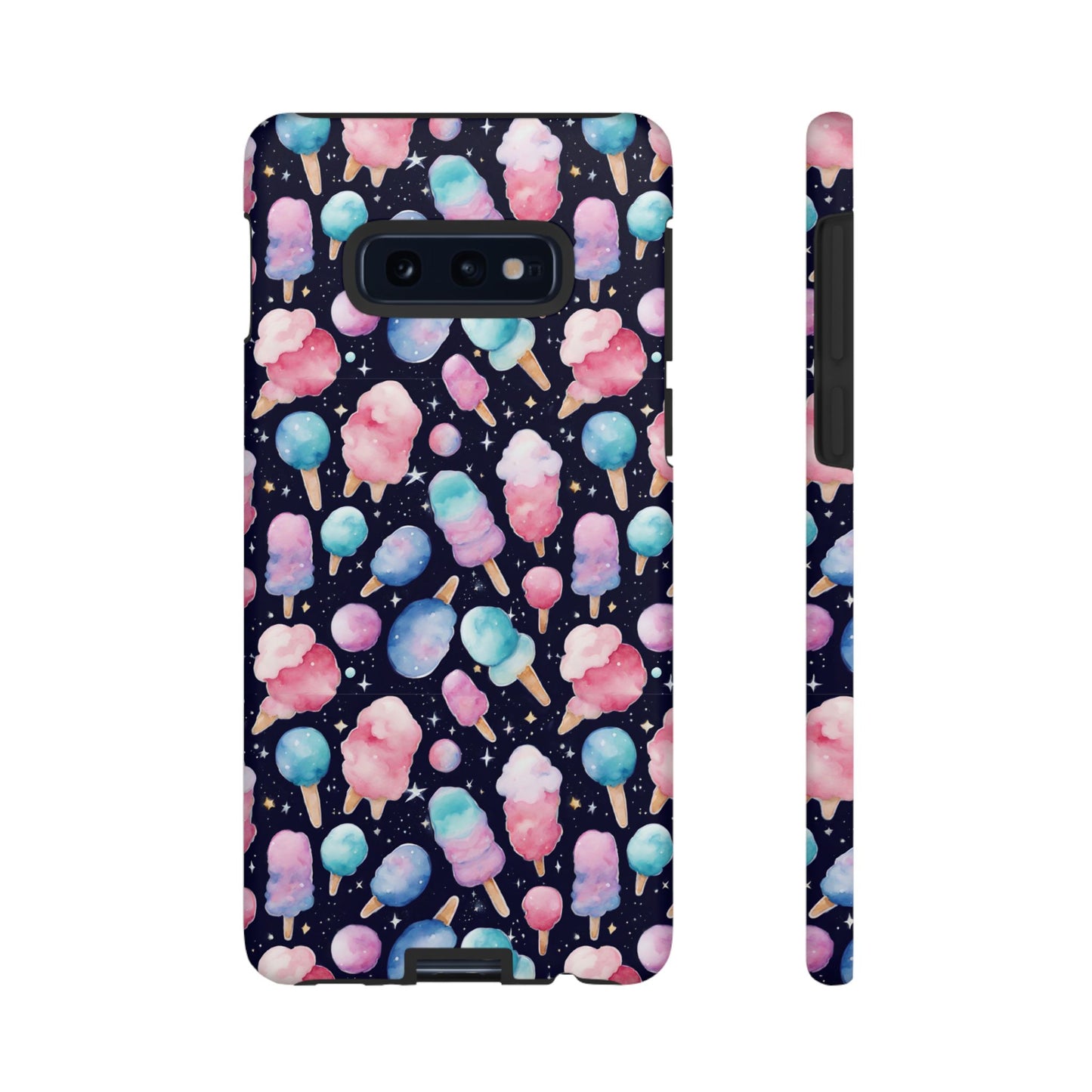 Cotton Candy Space Explosion Tough Case For iPhone Samsung