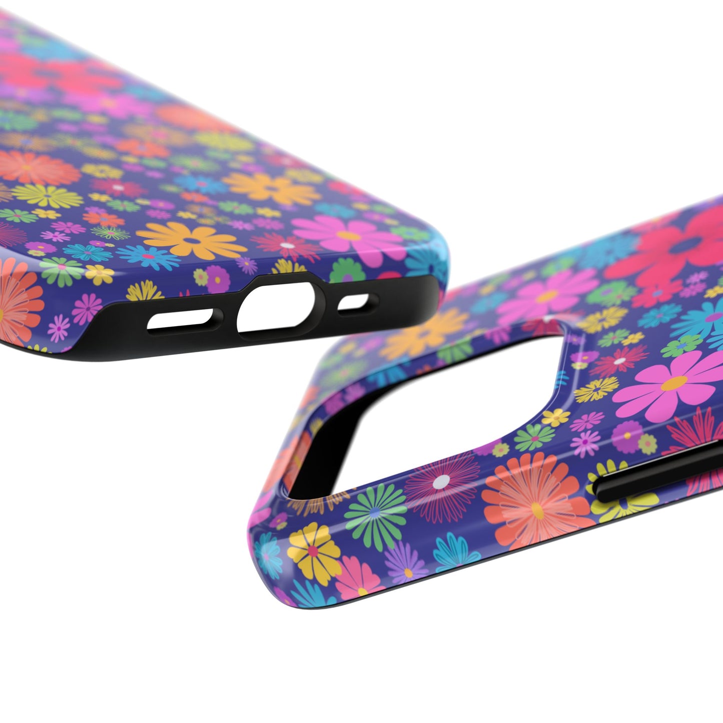 Colorful Floral Tough Phone Cases