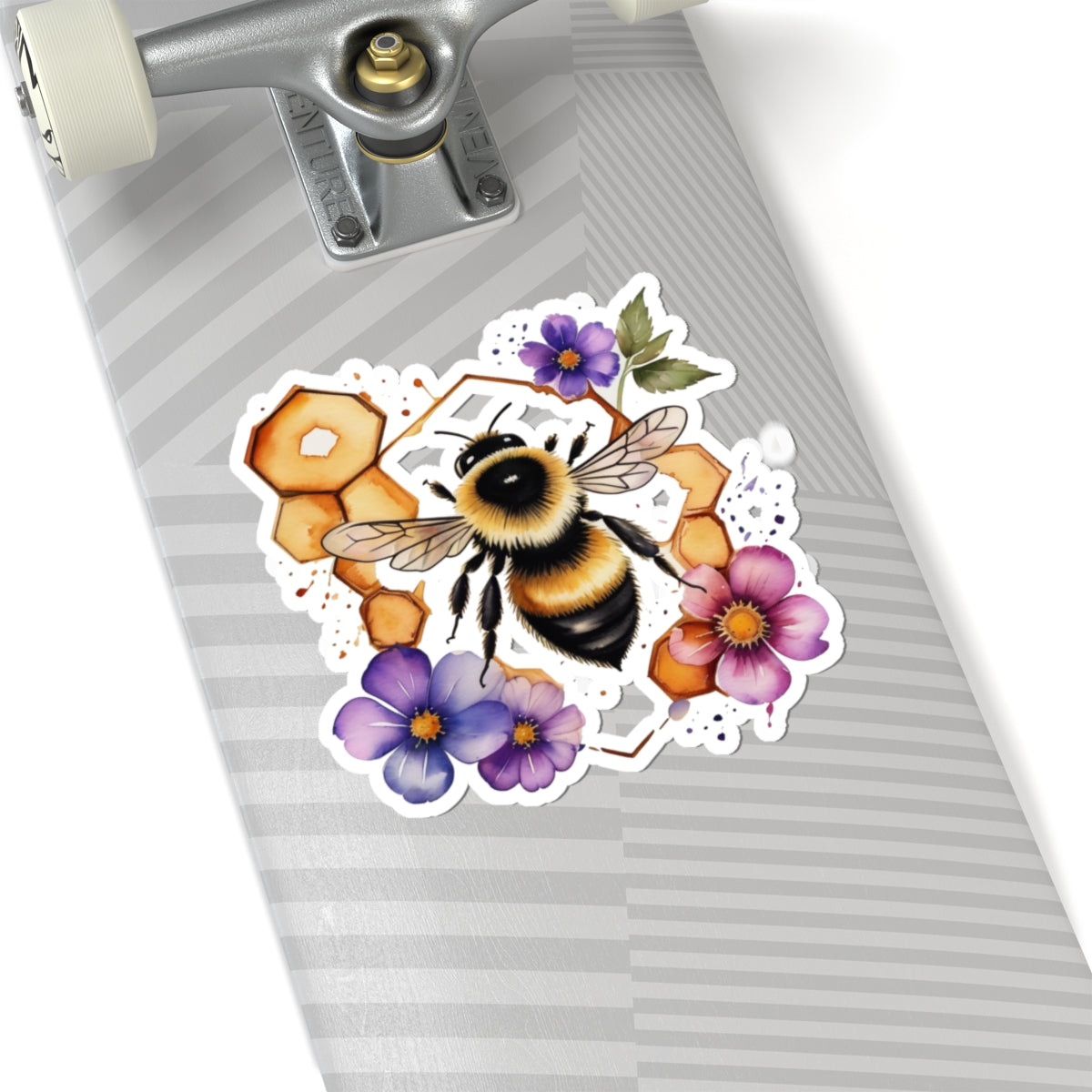 Bubble Bee Kiss Cut Stickers Durable Vinyl Decals For Decor