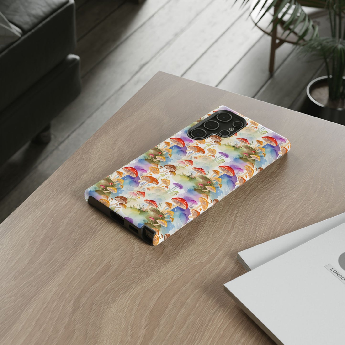 Mushroom Phone Case | Shroom Phone Cover | Hippie Themed Phone Case | Cute mushroom Pattern | Tough Case
