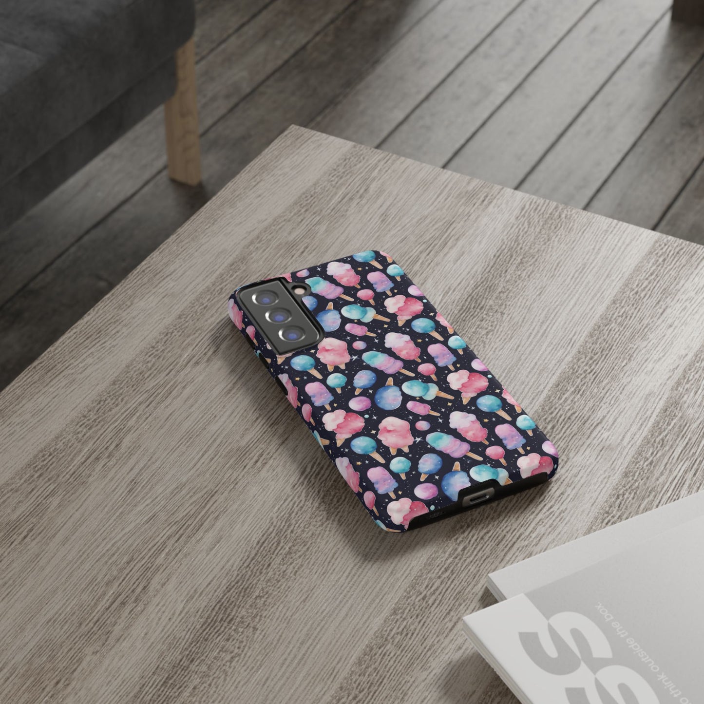 Cotton Candy Space Explosion Tough Case IPhone Samsung