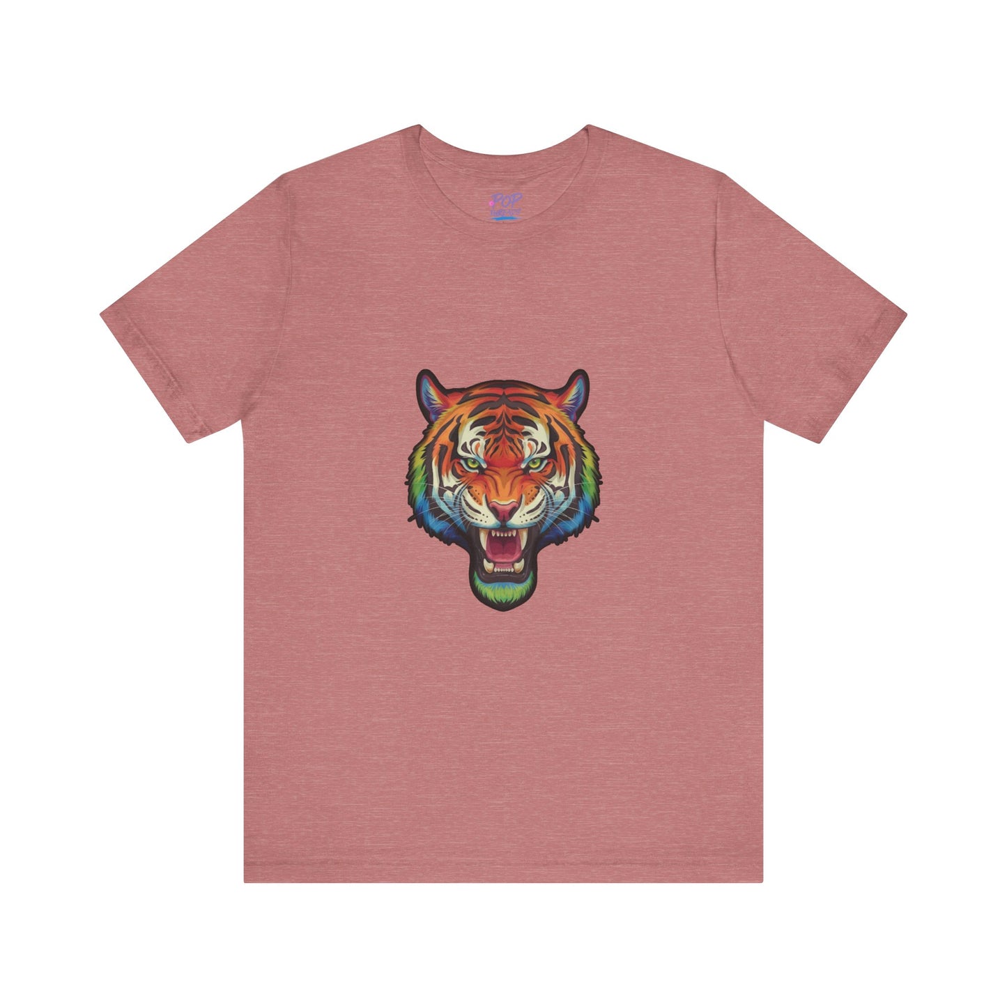 Colorful Rainbow Tiger Tee