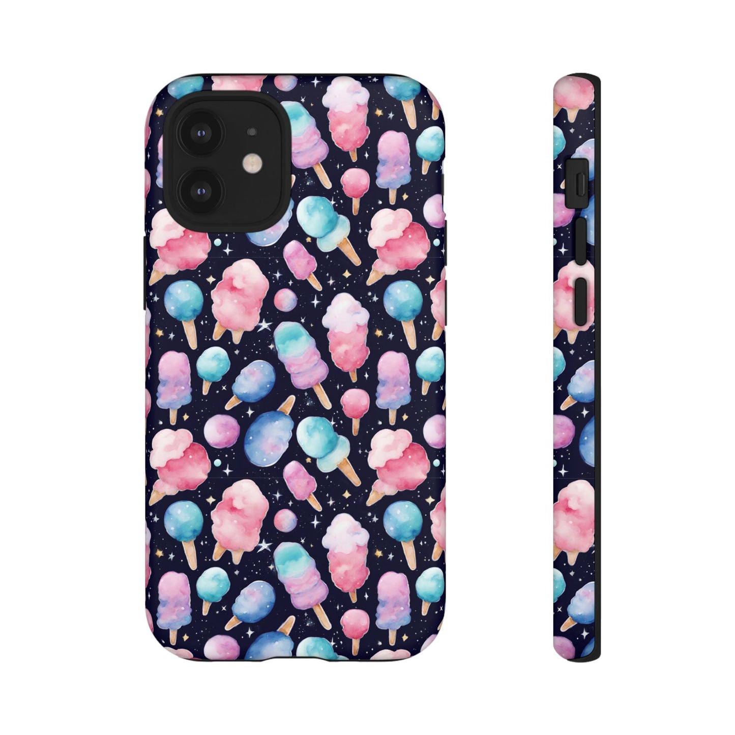 Cotton Candy Space Explosion Tough Case For iPhone Samsung