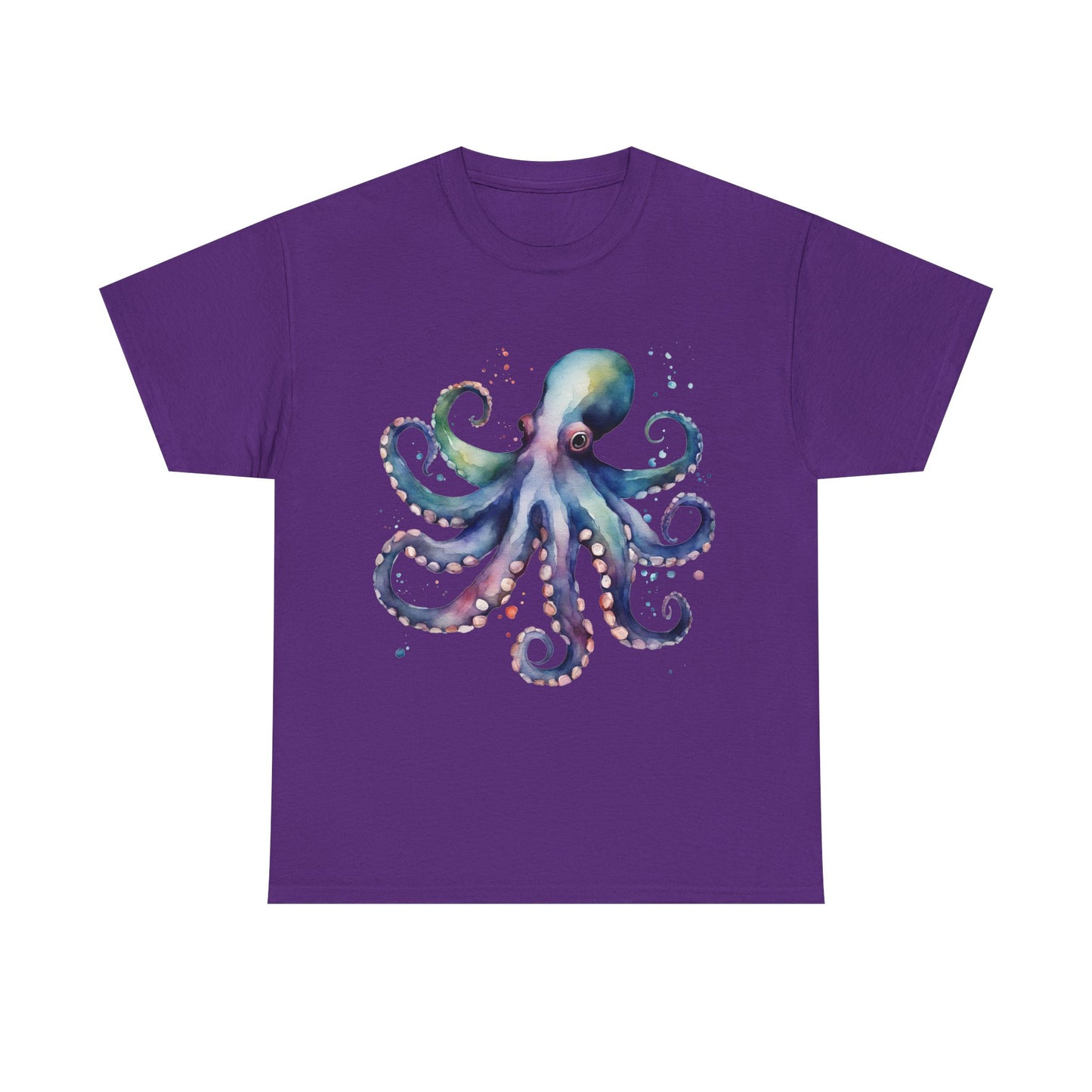 Deep Sea Octopus Graphic Tee Unisex Heavy Cotton Crew Neck