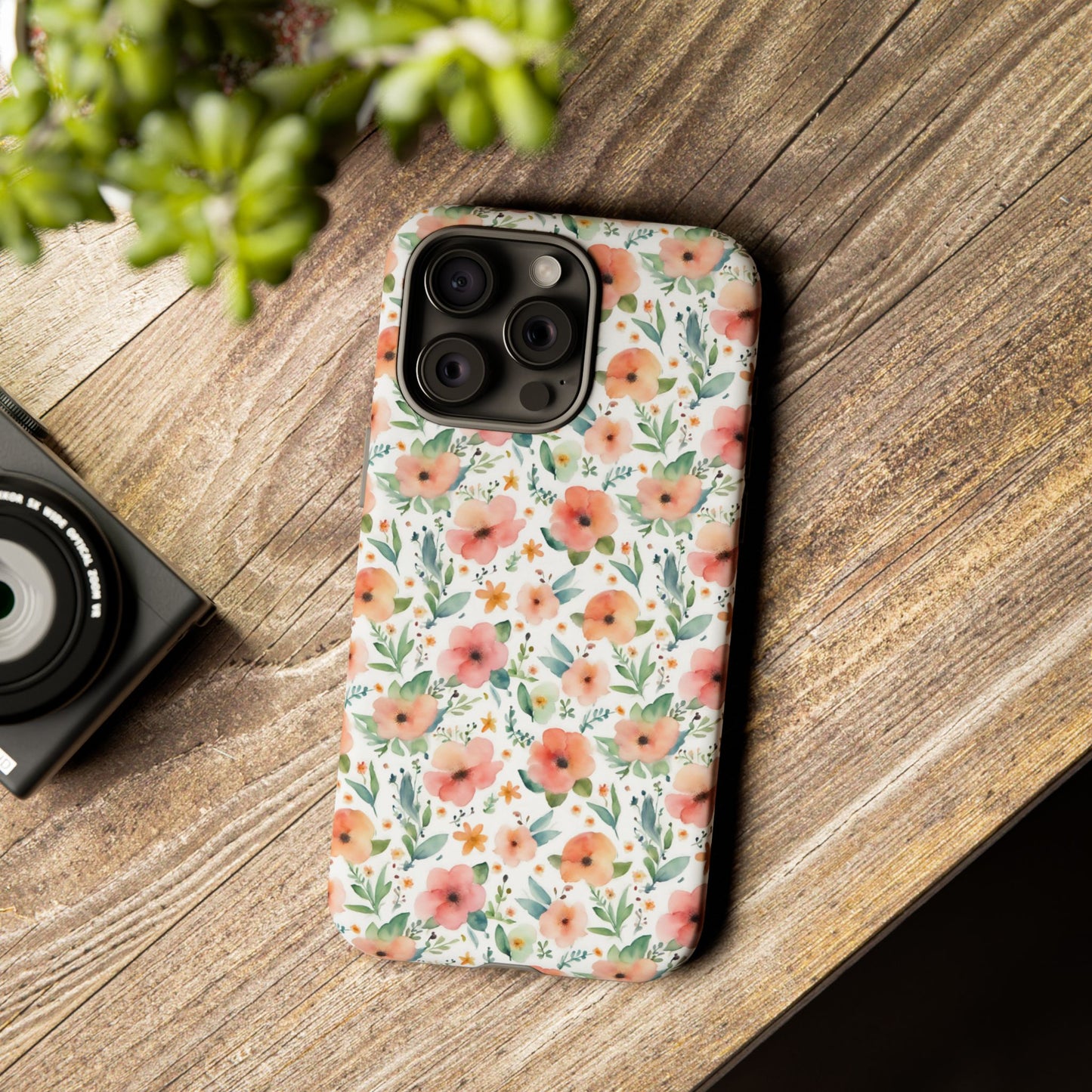 Watercolor Floral Print | Tough Cases | IPhone Case | Samsung Case | Flower Phone Case | Floral Case