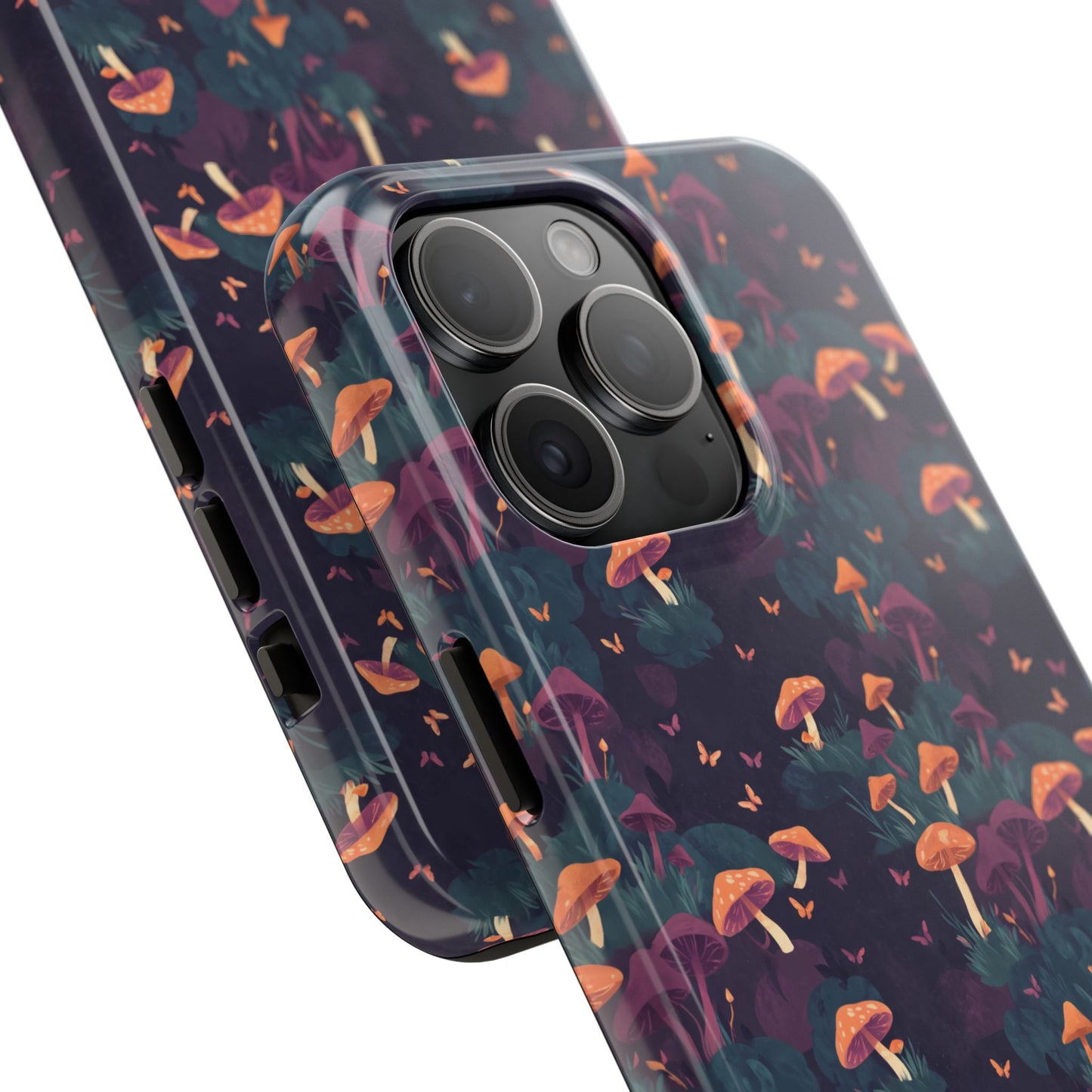 Witchy Mushroom And Moth IPhone Case | Witchy Phone Case | Mushroom Phone Case | Hippie Mushrooms | Night Moths
