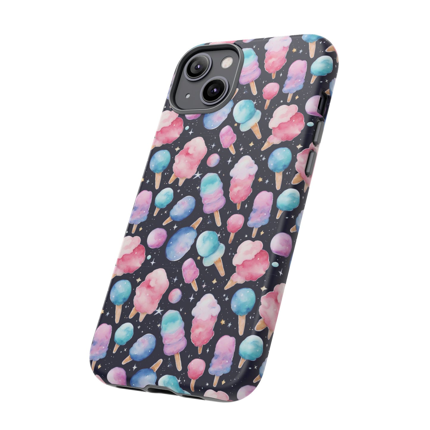 Cotton Candy Space Explosion Tough Case For iPhone Samsung
