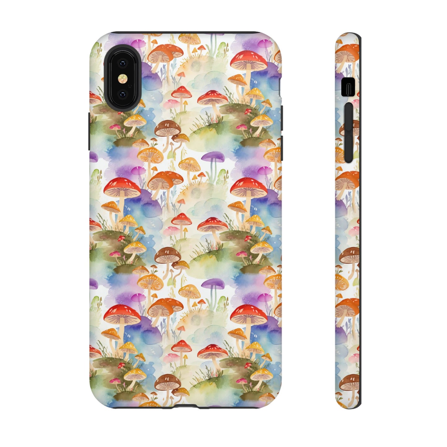 Mushroom Phone Case | Shroom Phone Cover | Hippie Themed Phone Case | Cute mushroom Pattern | Tough Case