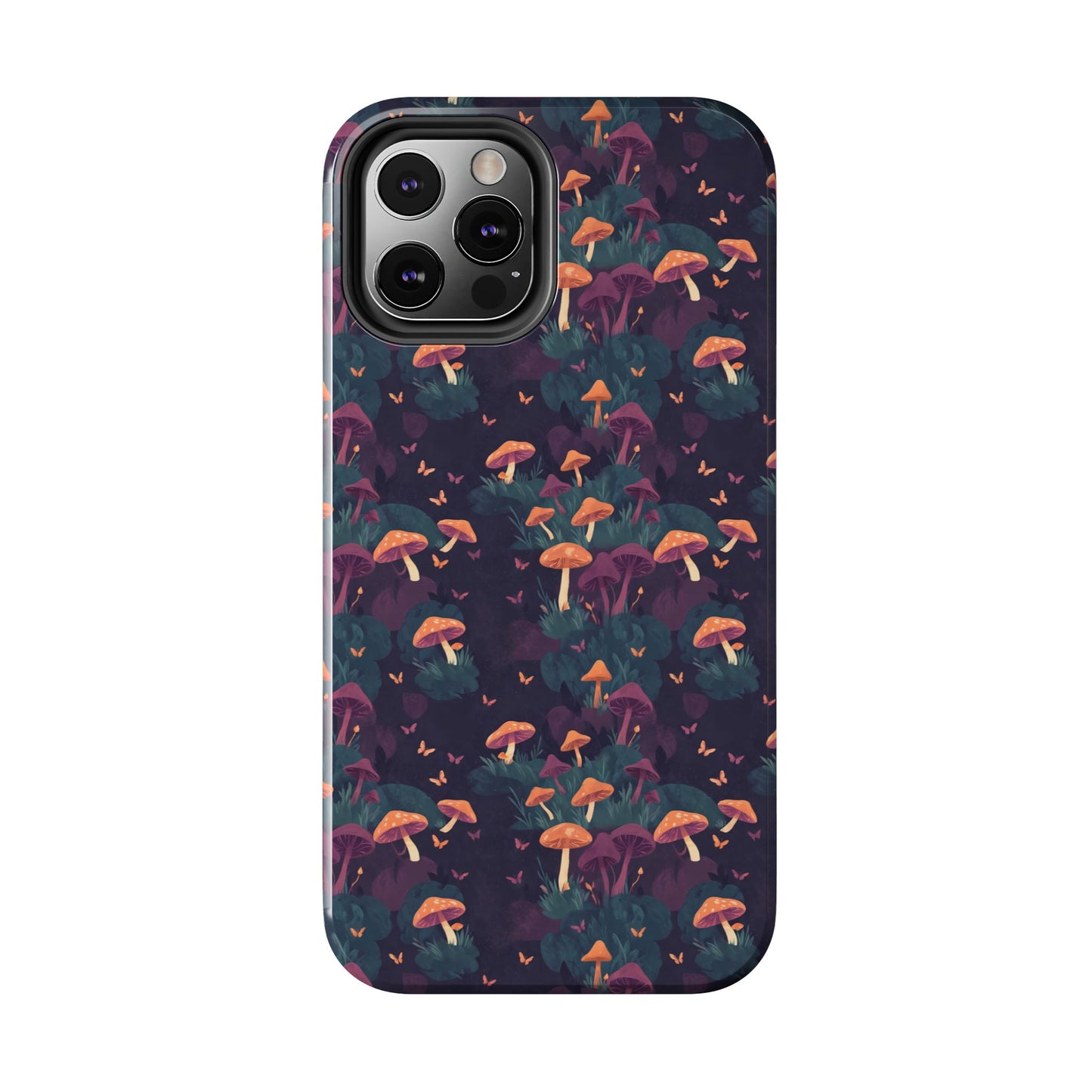 Witchy Mushroom And Moth IPhone Case | Witchy Phone Case | Mushroom Phone Case | Hippie Mushrooms | Night Moths