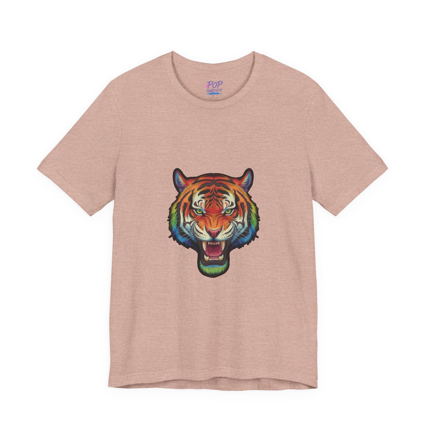Colorful Rainbow Tiger Tee