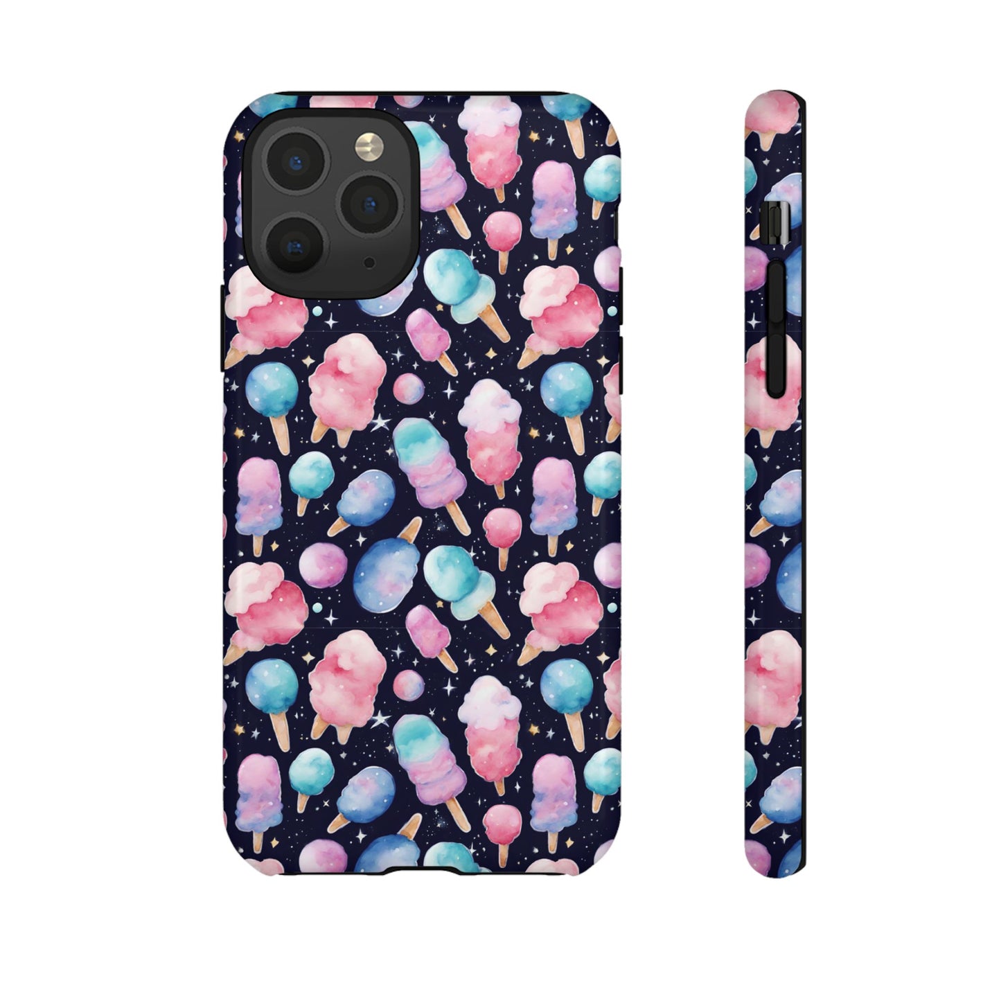 Cotton Candy Space Explosion Tough Case For iPhone Samsung