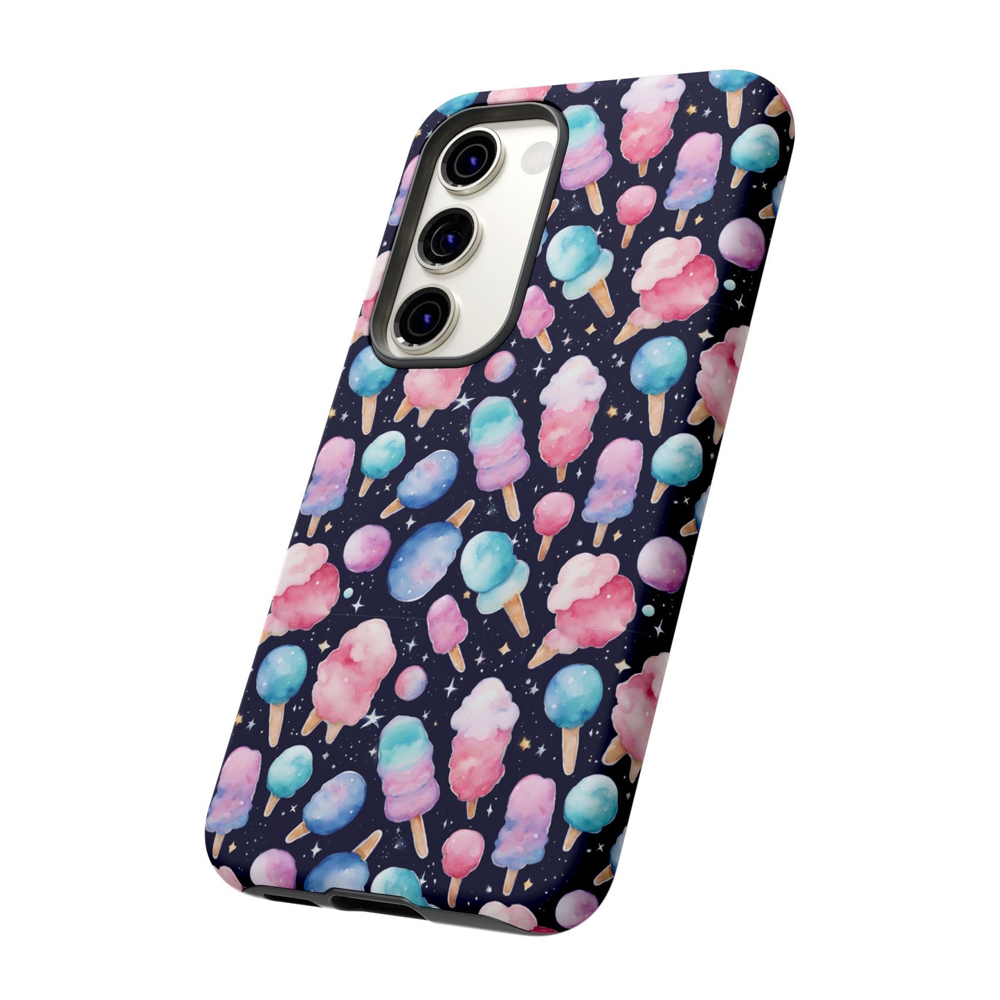 Cotton Candy Space Explosion Tough Case For iPhone Samsung