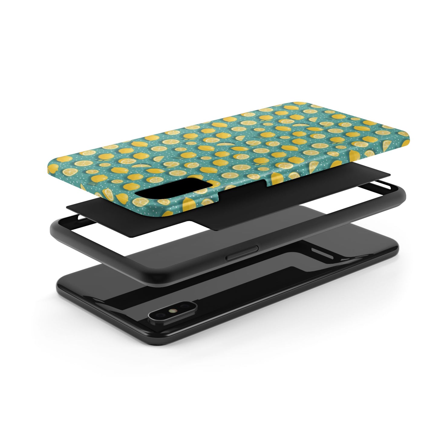 Classic Lemonade Tough Phone Case 2 Piece Impact Resistant