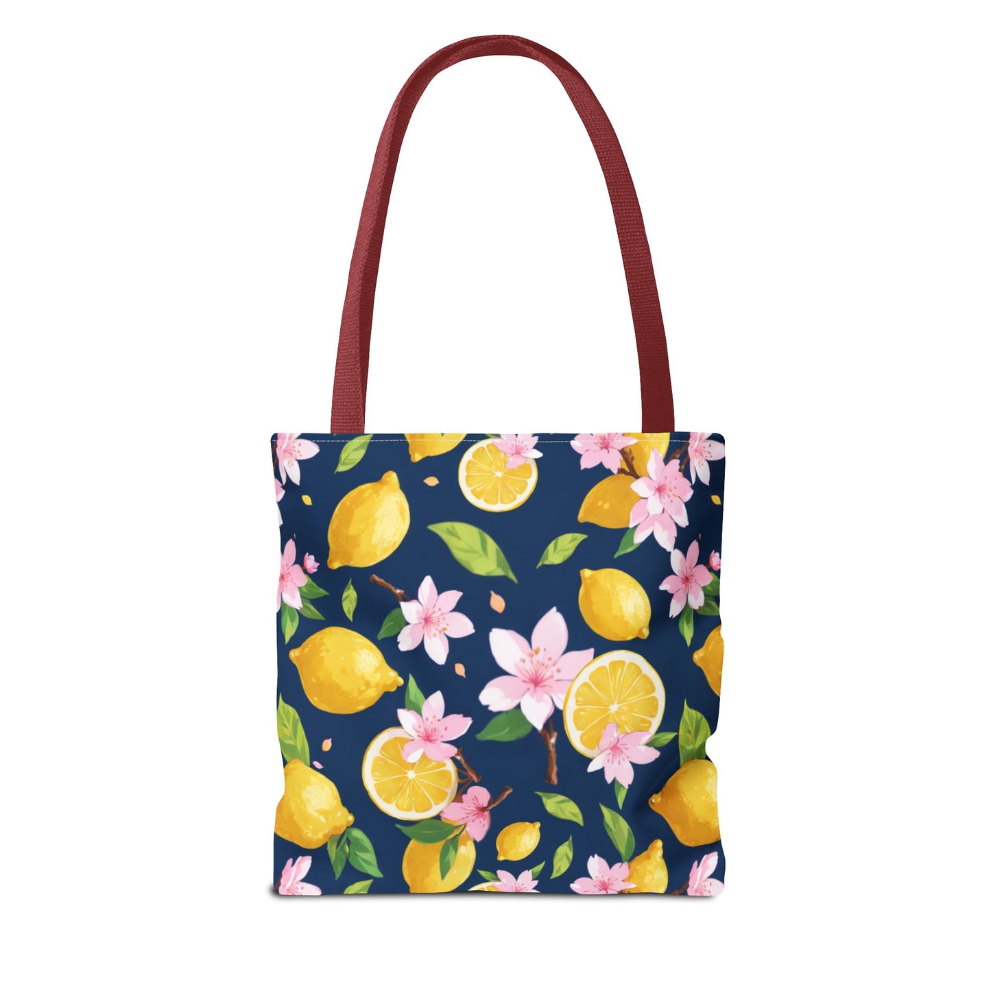 Lemon and cherry blossom Tote Bag