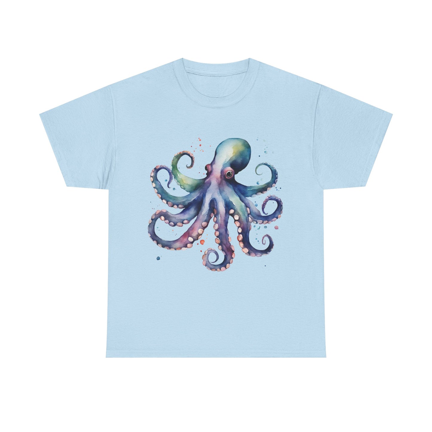 Deep Sea Octopus Graphic Tee Unisex Heavy Cotton Crew Neck