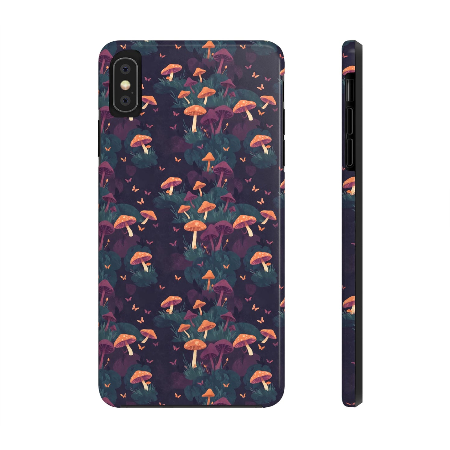 Witchy Mushroom And Moth IPhone Case | Witchy Phone Case | Mushroom Phone Case | Hippie Mushrooms | Night Moths