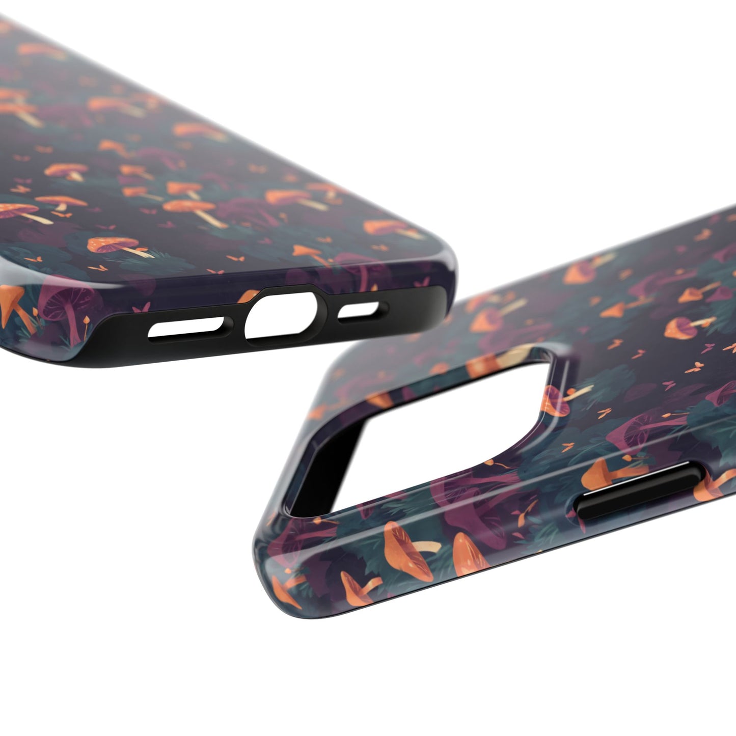 Witchy Mushroom And Moth IPhone Case | Witchy Phone Case | Mushroom Phone Case | Hippie Mushrooms | Night Moths