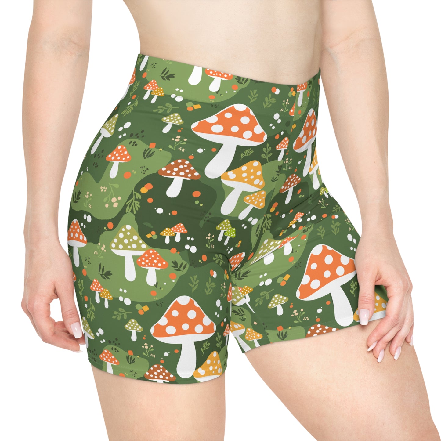 Mushroom Biker Shorts