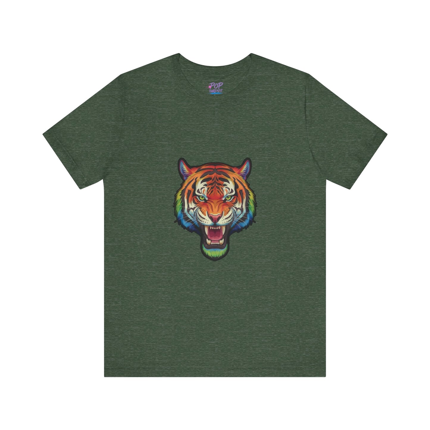 Colorful Rainbow Tiger Tee