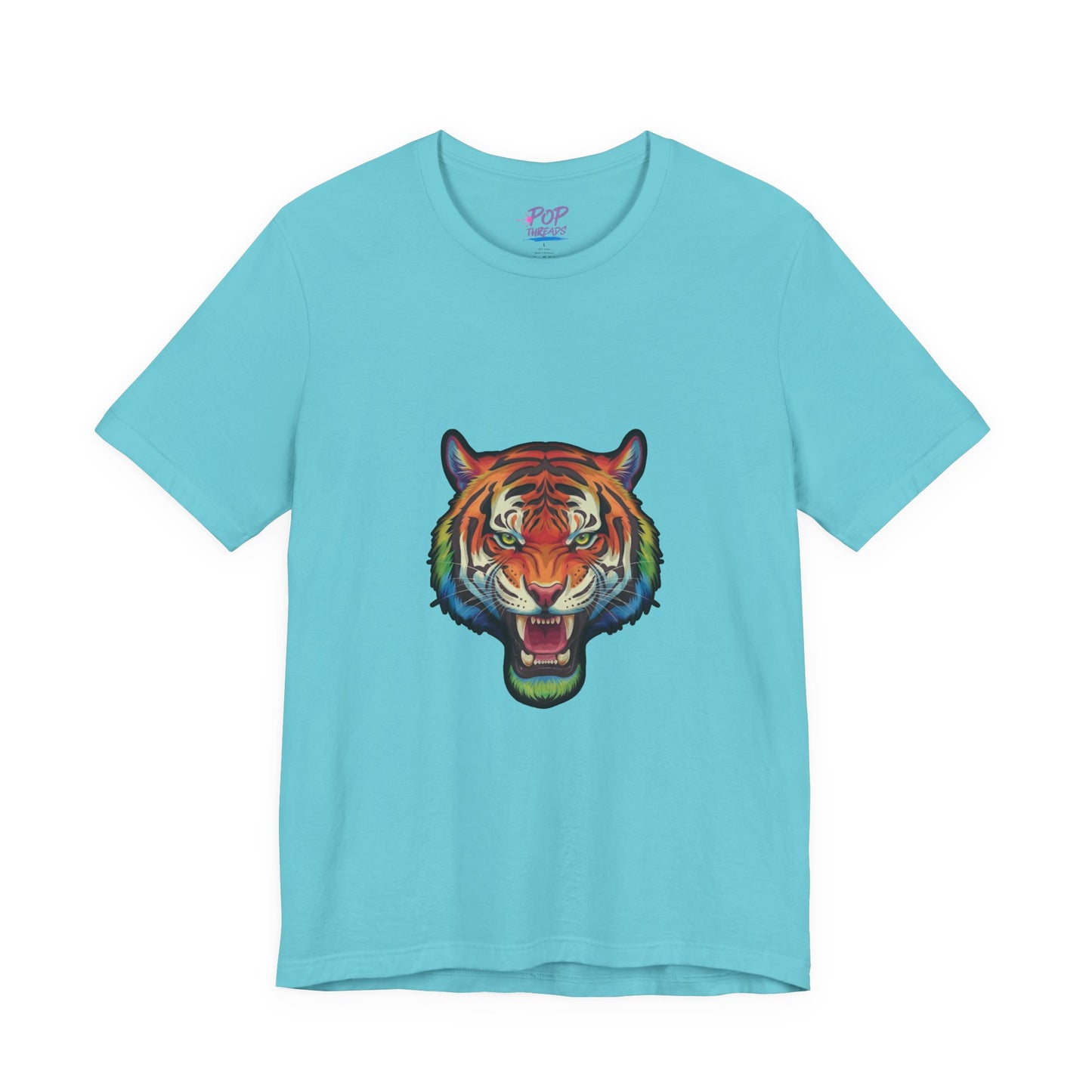 Colorful Rainbow Tiger Tee