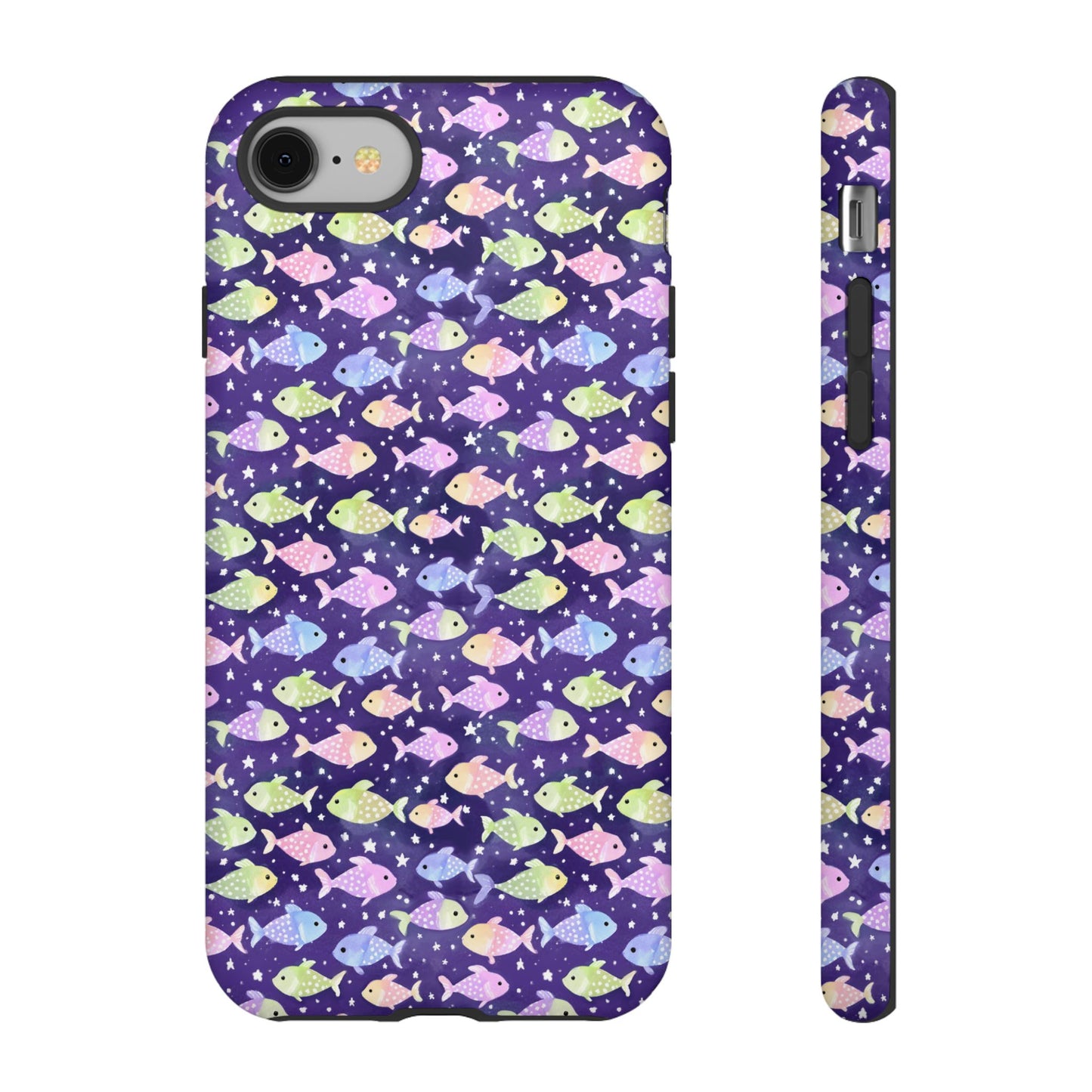 Fish And Stars | Tough Cases | Phone Case | Protective Cover | Ocean Themed | Sea Themed | Cute Phone Cover | Colorful