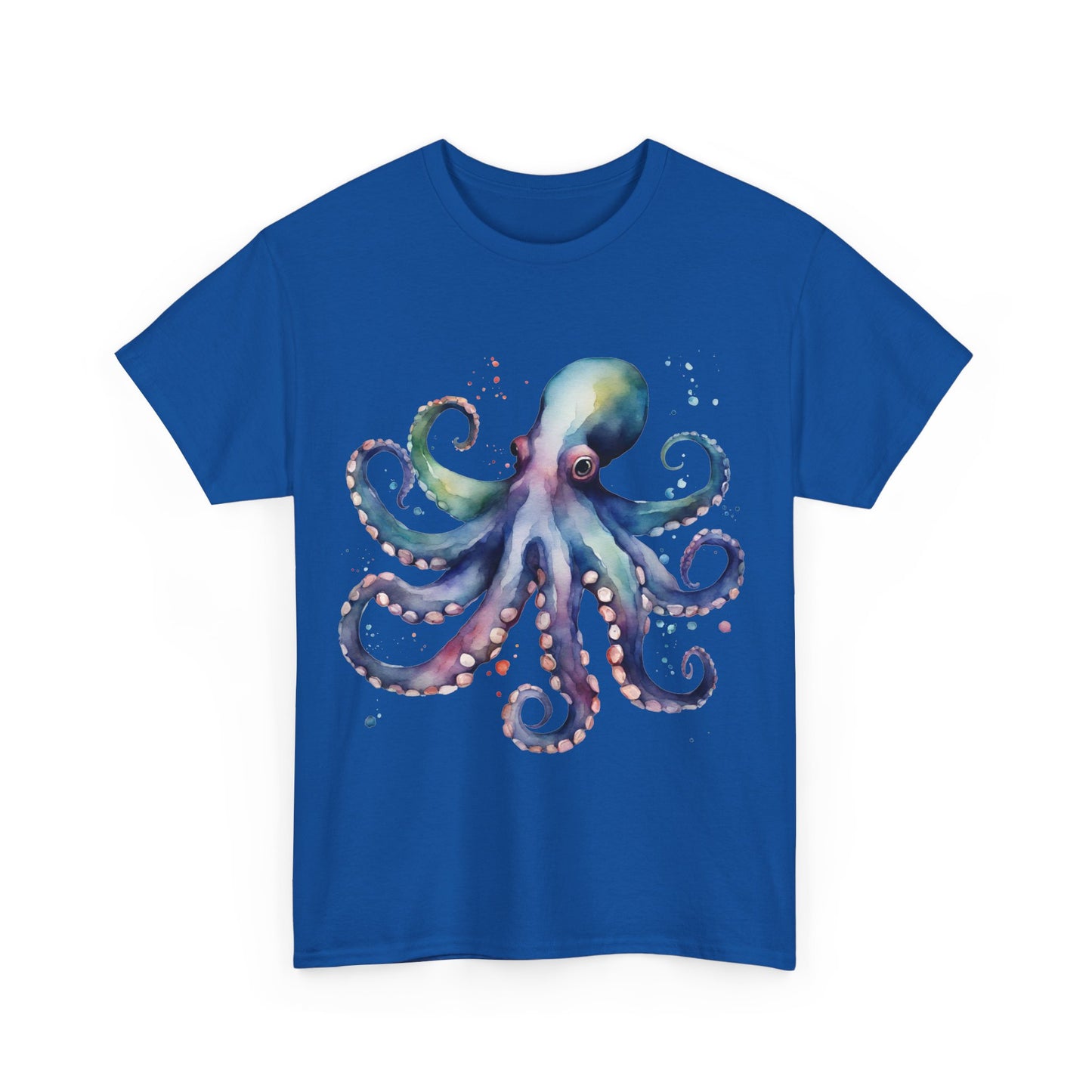 Deep Sea Octopus Graphic Tee Unisex Heavy Cotton Crew Neck