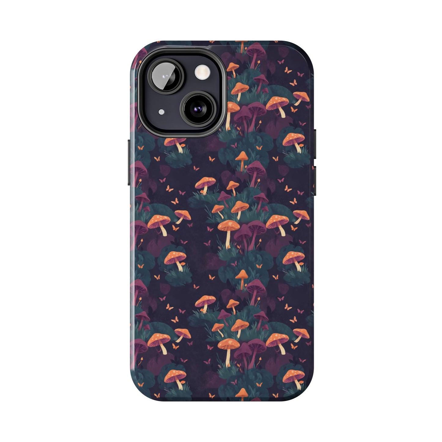 Witchy Mushroom And Moth IPhone Case | Witchy Phone Case | Mushroom Phone Case | Hippie Mushrooms | Night Moths