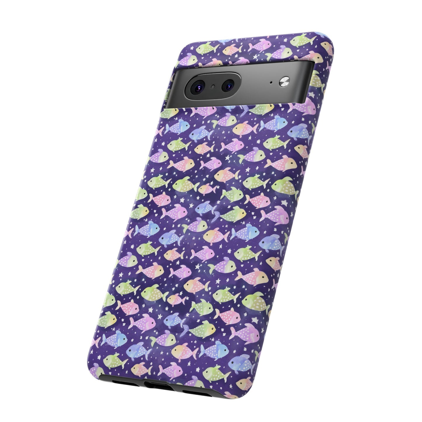 Fish And Stars | Tough Cases | Phone Case | Protective Cover | Ocean Themed | Sea Themed | Cute Phone Cover | Colorful