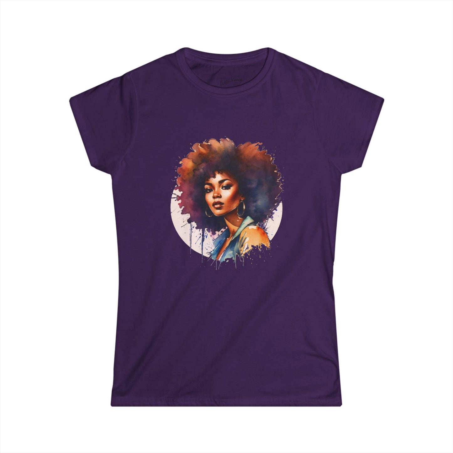 Beautiful Womens Tee Retro 70s Afro Shirt Everyday Tee