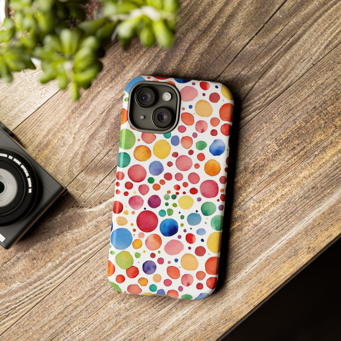 Polka dot drop | Tough Cases | Phone Case | IPhone | Samsung | Protective Phone Case | Phone Protector | Cute Phone Cover