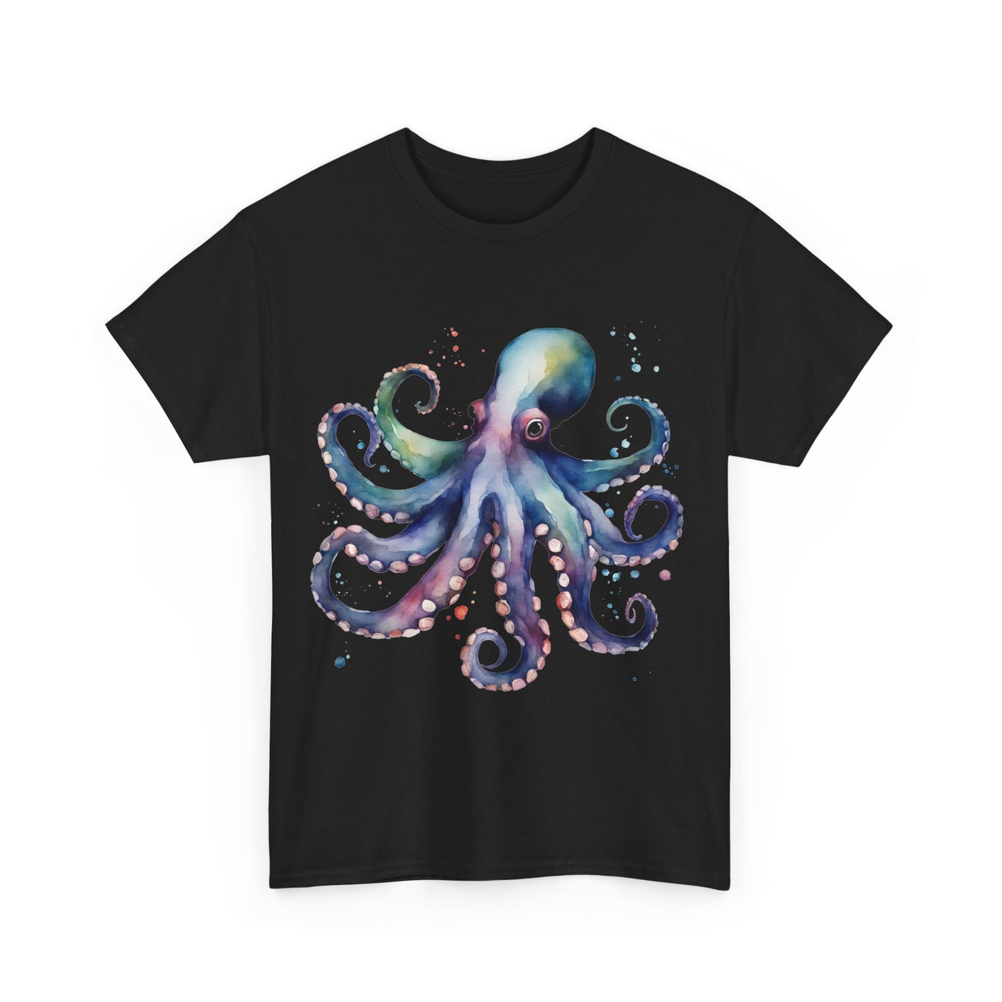 Deep Sea Octopus Graphic Tee Unisex Heavy Cotton Crew Neck