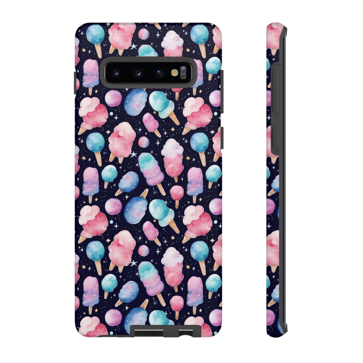 Cotton Candy Space Explosion Tough Case For iPhone Samsung