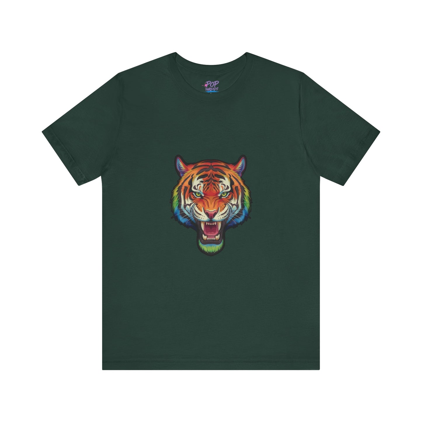 Colorful Rainbow Tiger Tee