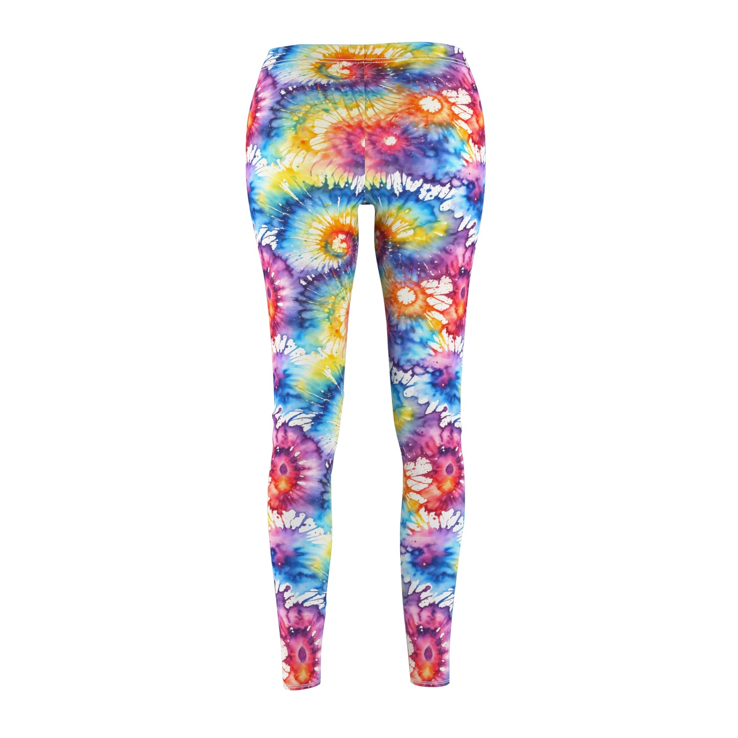 Rainbow Tye Dye Leggings | Rainbow Splash Yoga Pants | Tye Dye Workout Pants | Hippie Rainbow Leggings | Vintage Pants | Boho Leggings