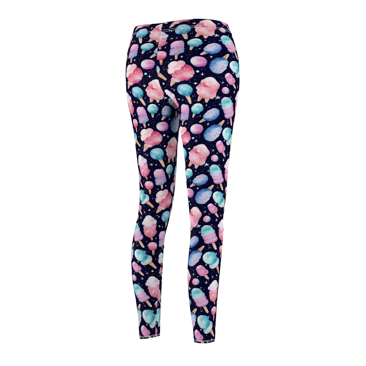 Cotton Candy Space Explosion Womens Casual Leggings Yoga