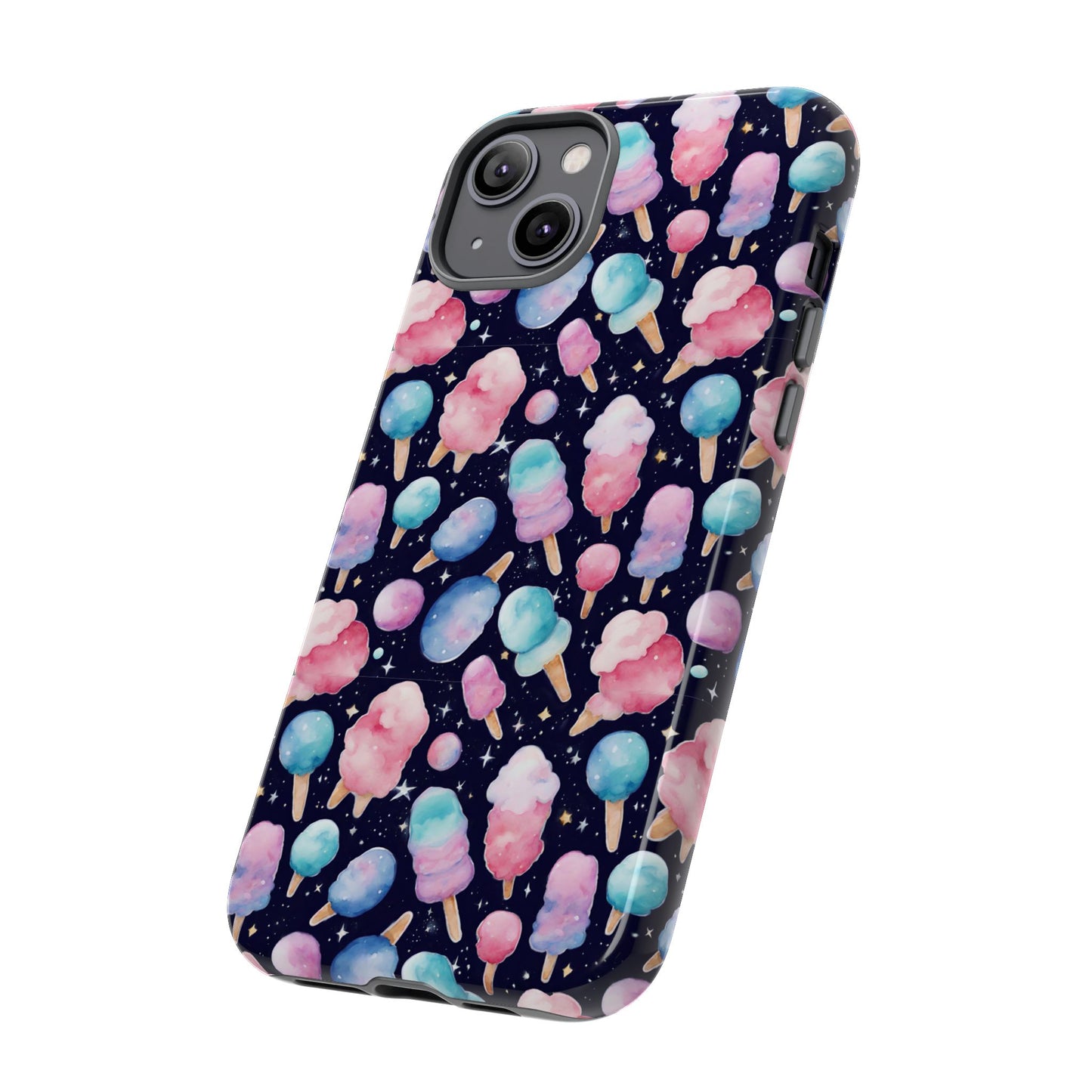 Cotton Candy Space Explosion Tough Case For iPhone Samsung