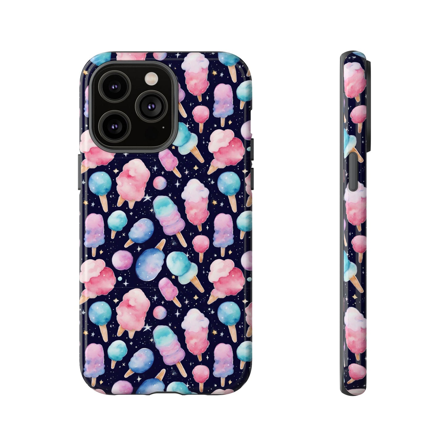 Cotton Candy Space Explosion Tough Case For iPhone Samsung