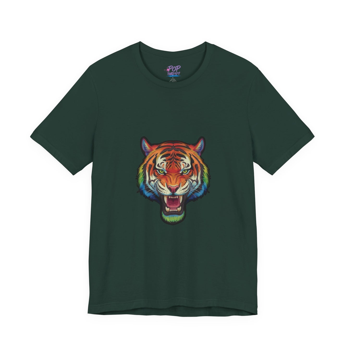 Colorful Rainbow Tiger Tee