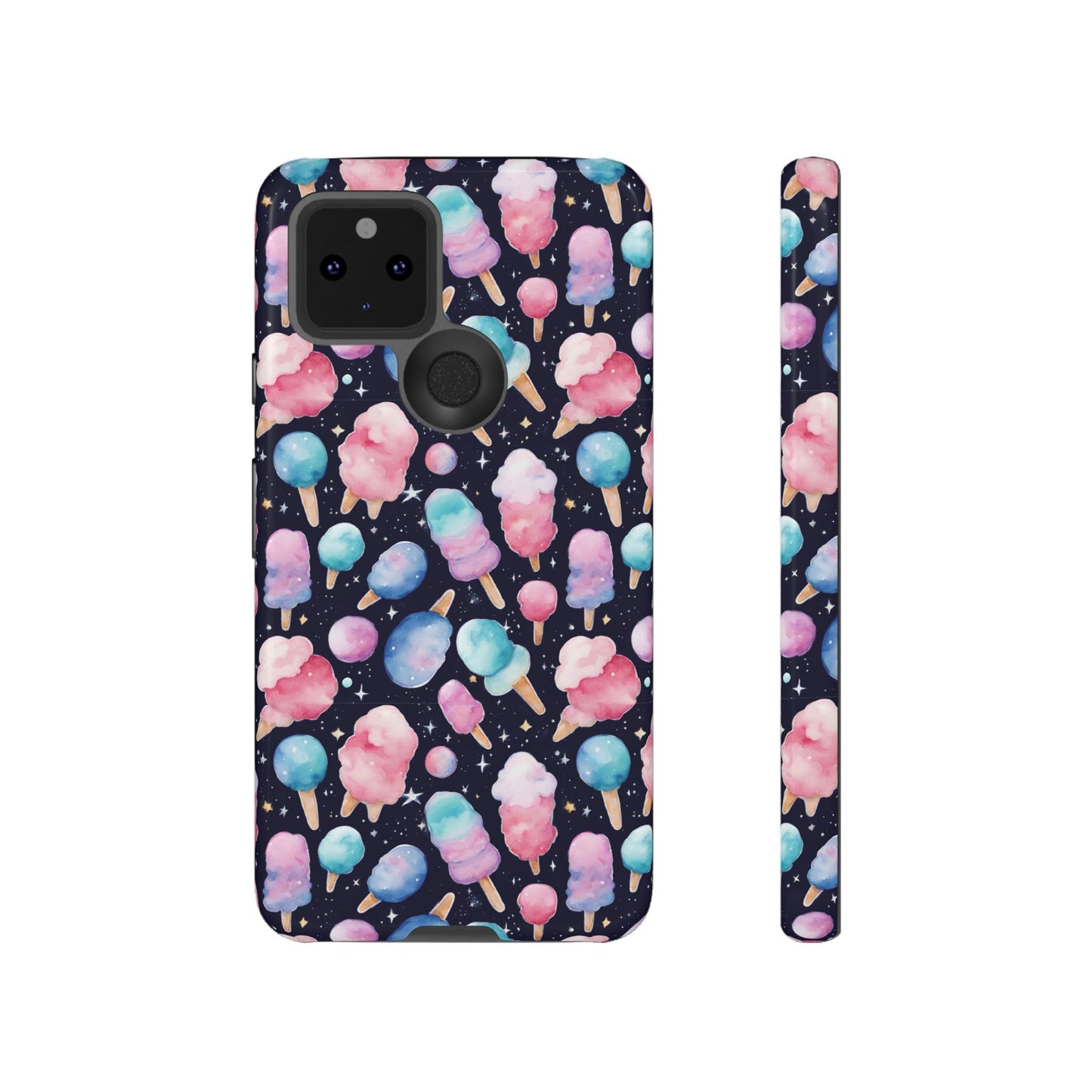 Cotton Candy Space Explosion Tough Case For iPhone Samsung