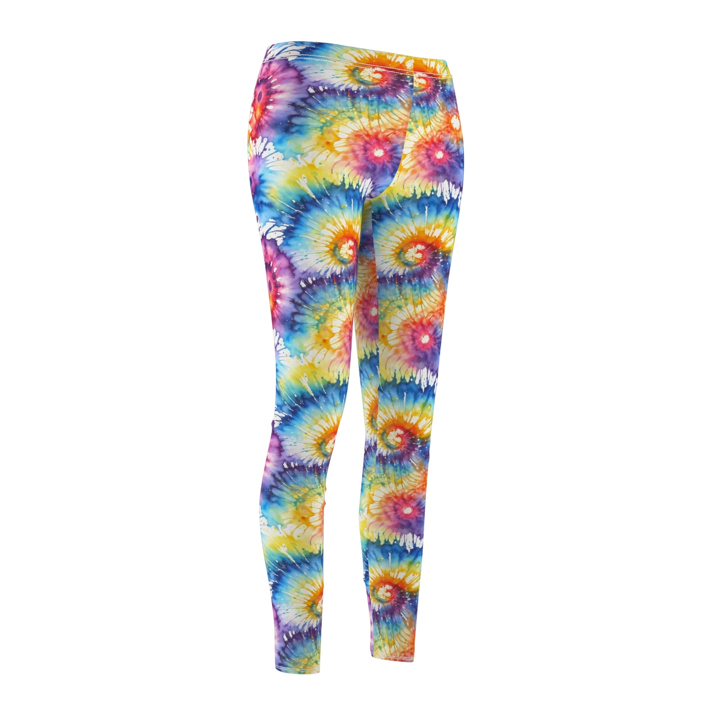 Rainbow Tye Dye Leggings | Rainbow Splash Yoga Pants | Tye Dye Workout Pants | Hippie Rainbow Leggings | Vintage Pants | Boho Leggings