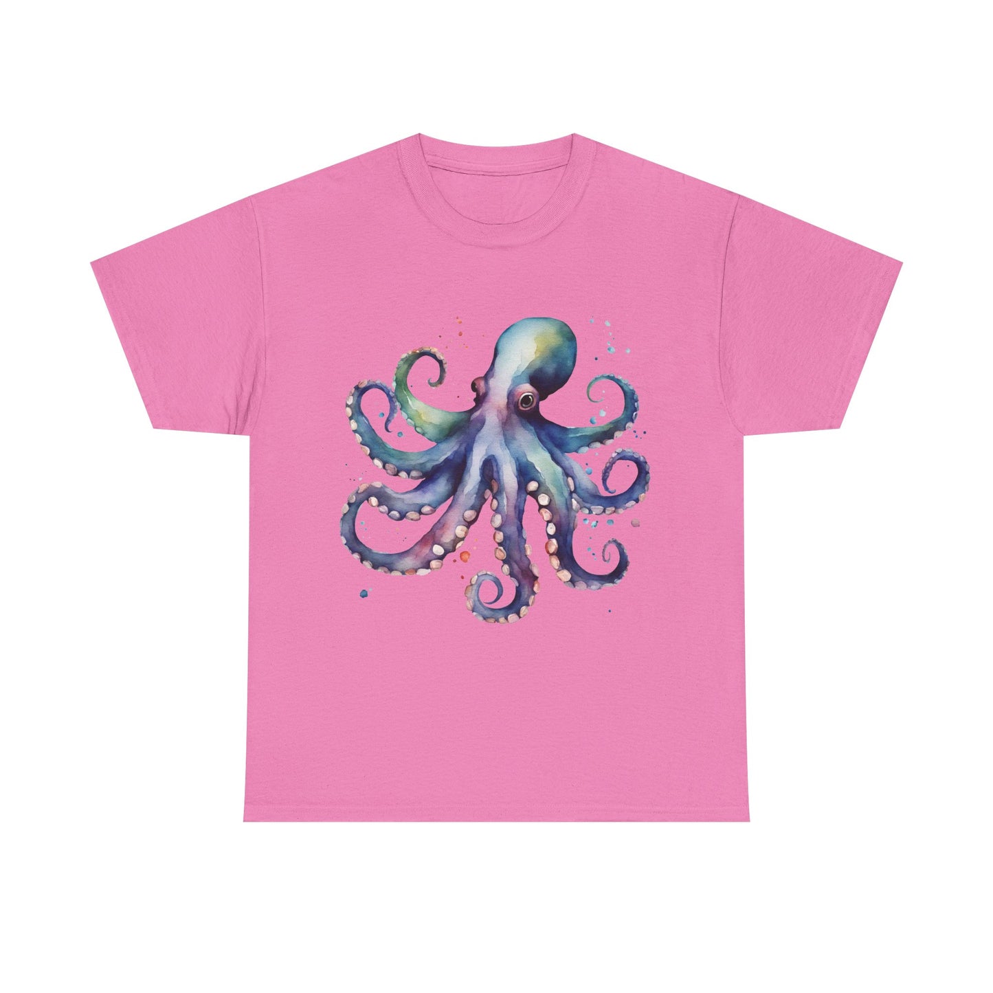 Deep Sea Octopus Graphic Tee Unisex Heavy Cotton Crew Neck