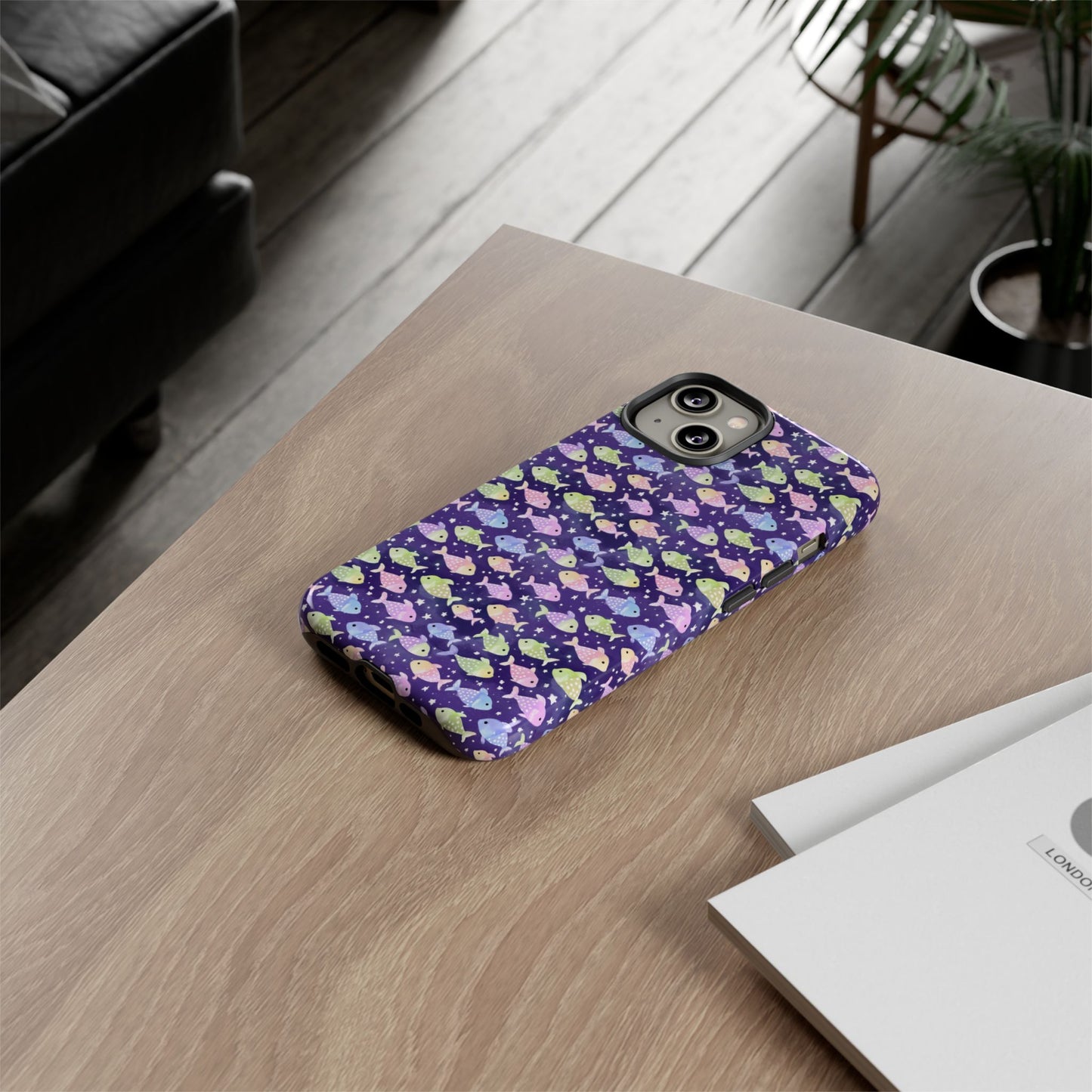 Fish And Stars | Tough Cases | Phone Case | Protective Cover | Ocean Themed | Sea Themed | Cute Phone Cover | Colorful