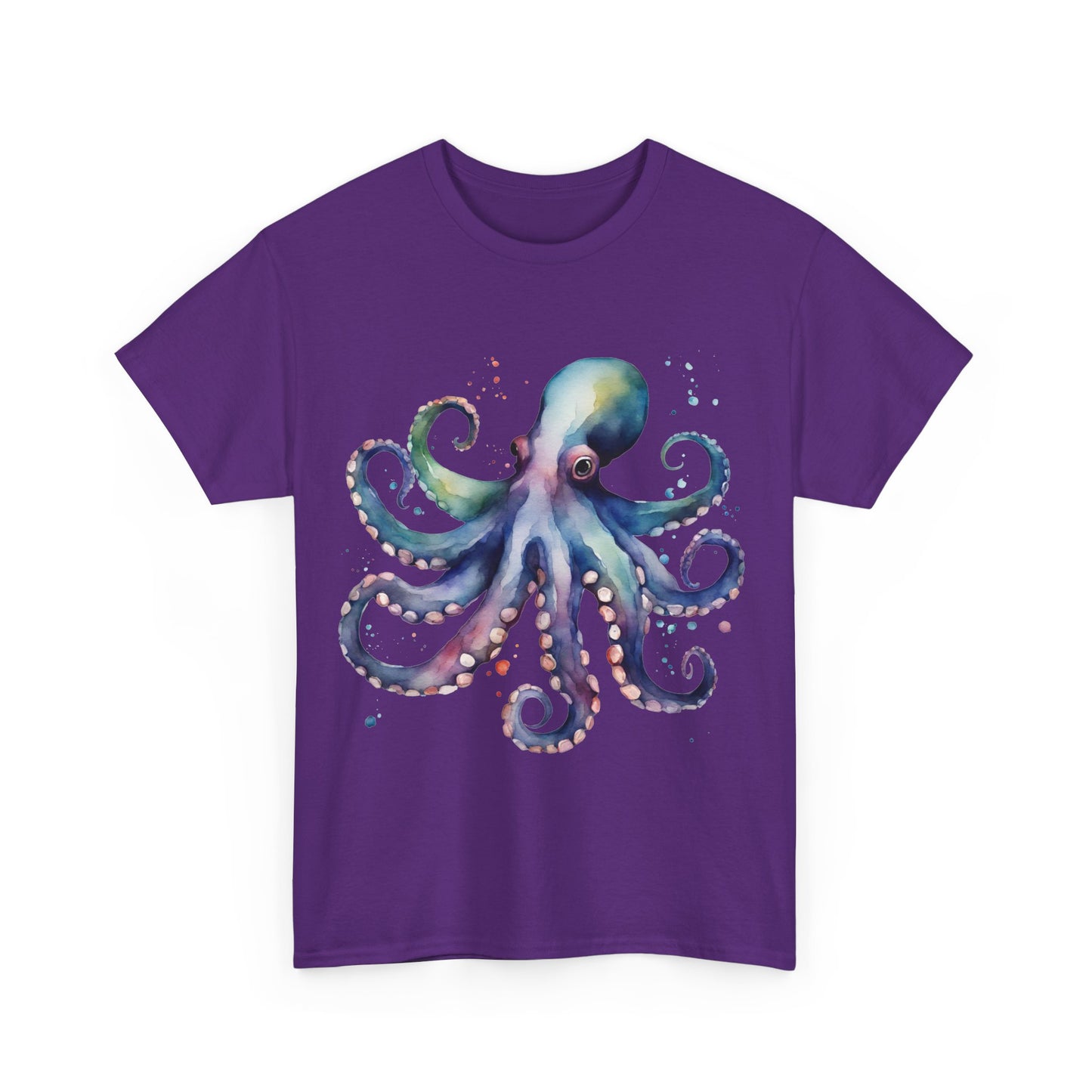 Deep Sea Octopus Graphic Tee Unisex Heavy Cotton Crew Neck